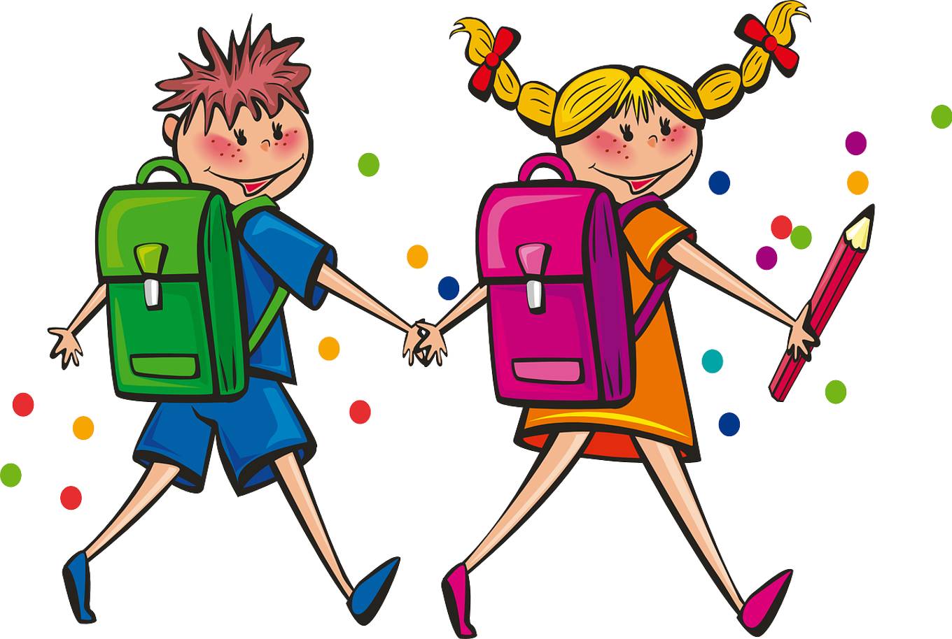 Foto: skolestart barn