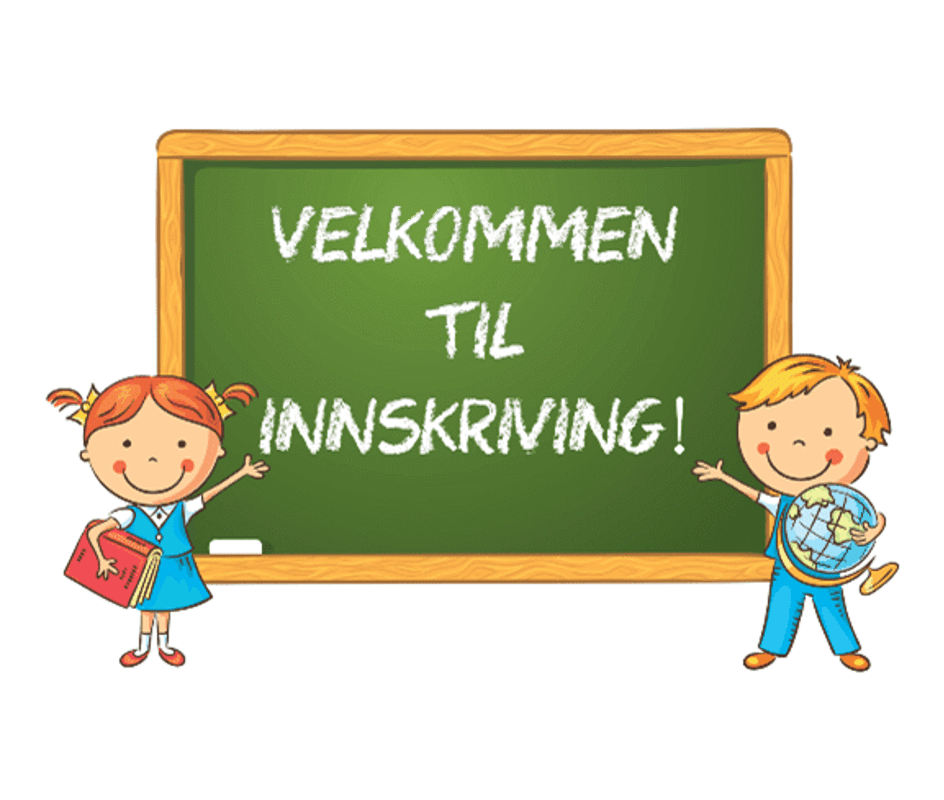 Foto: innskriving skole