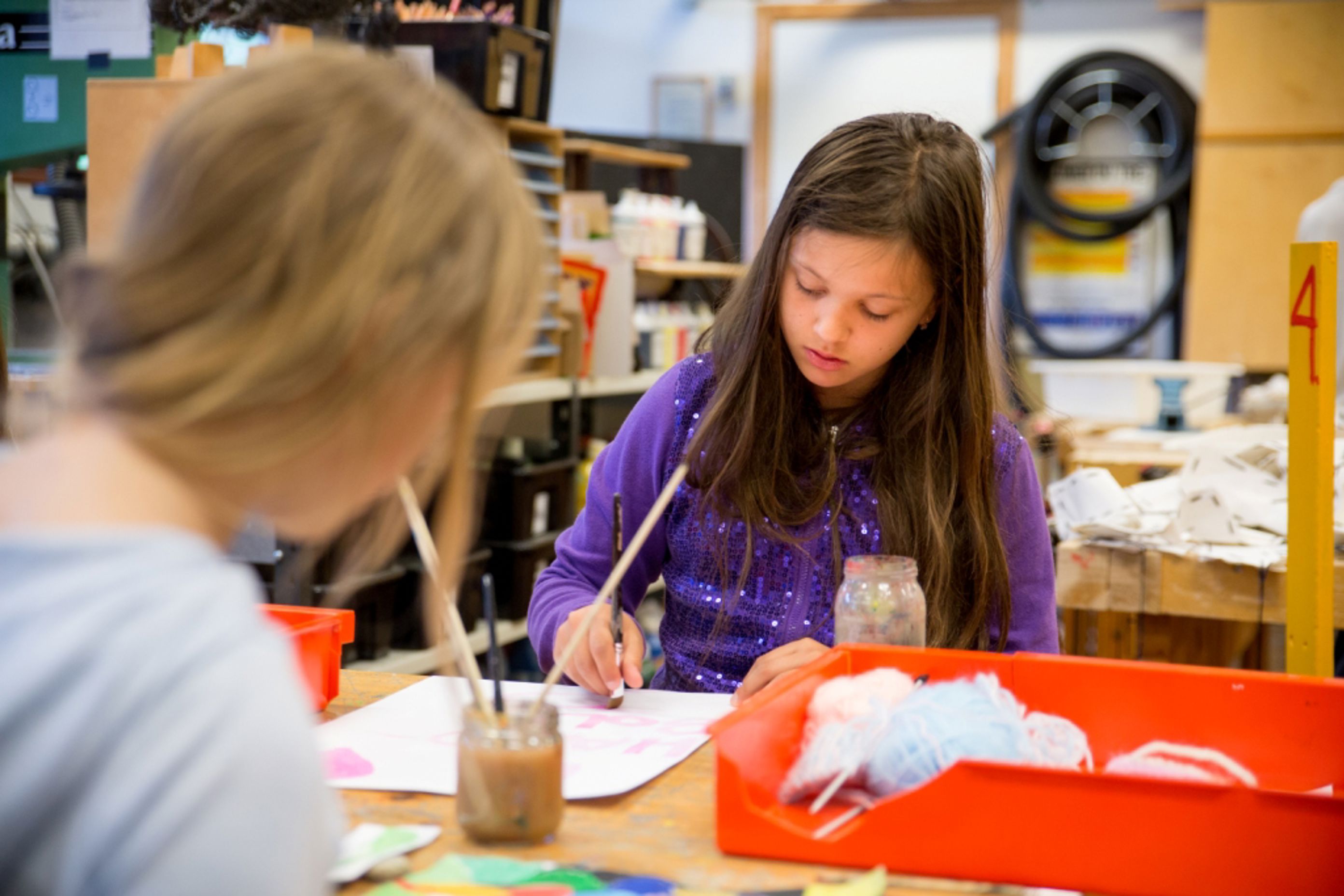 Skolens satser på et godt tilbud innen kunst og håndverk
